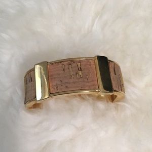 J. Crew Wide Cork Bangle